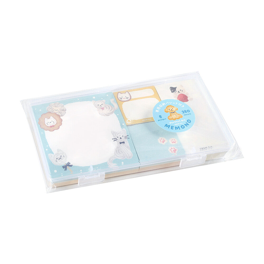 BGM - Memono Memo Pad Set - Fluffy Animals