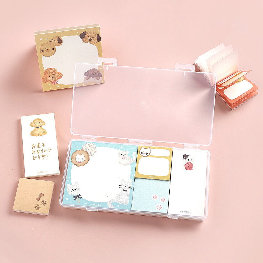 BGM - Memono Memo Pad Set - Fluffy Animals