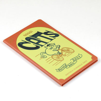 Greeting Life - Chalkboy 2027 Hardcover B6 Daily Planner - Orange (Cats)