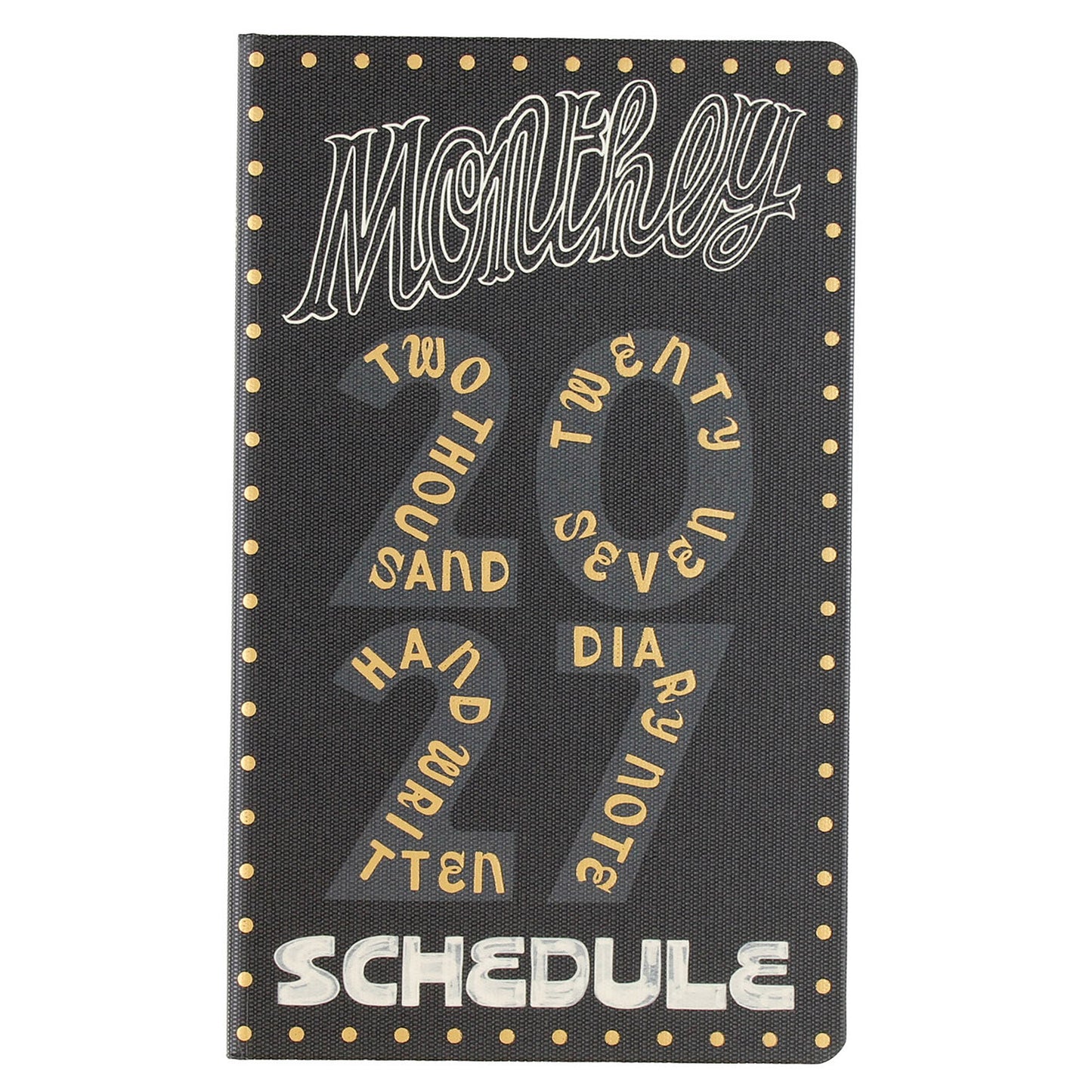 Greeting Life - Chalkboy 2027 Hardcover B6 Daily Planner - Black