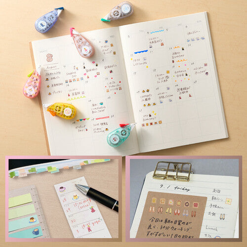 PLUS Deco Rush - 6mm Limited Edition Planner Day Series - Coffee