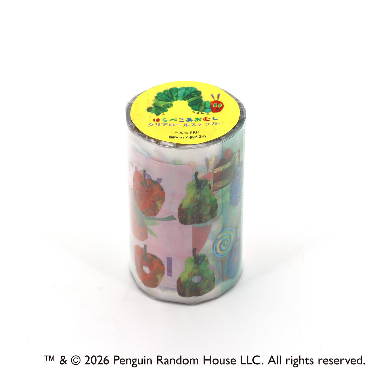 Komamono Lab x Eric Carle - The Very Hungry Caterpillar - Clear Sticker Tape Roll