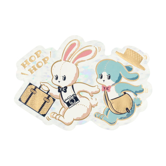 OB1TOY x ROKKAKU - Die-Cut Foil Sticker - Binky Trip