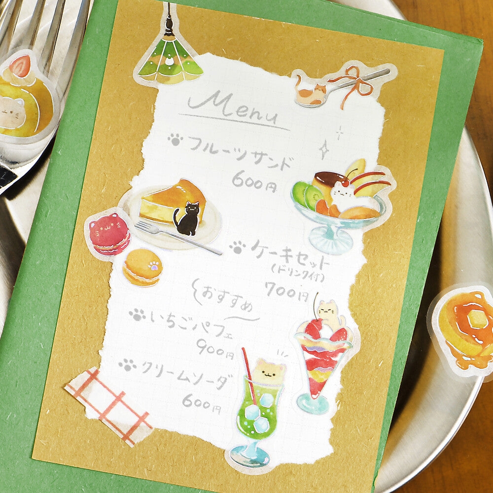 BGM - Flake Stickers - Itadakimasu Meow! - Nyan Cafe