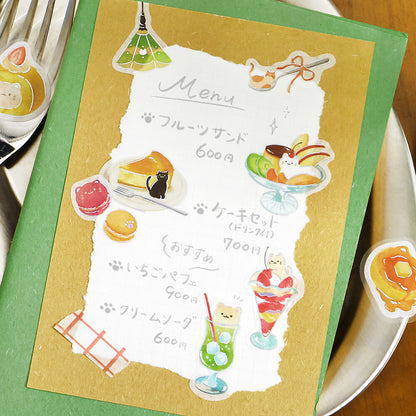 BGM - Flake Stickers - Itadakimasu Meow! - Nyan Cafe