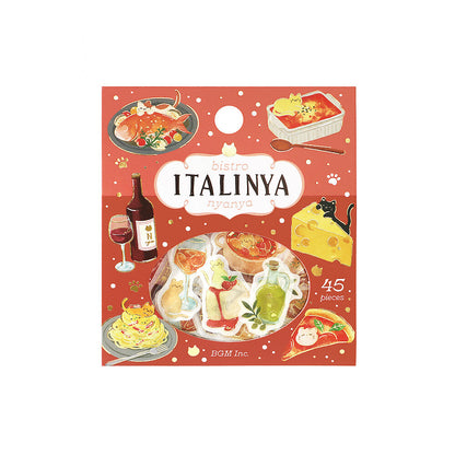 BGM - Flake Stickers - Itadakimasu Meow! - Bistro Italinya