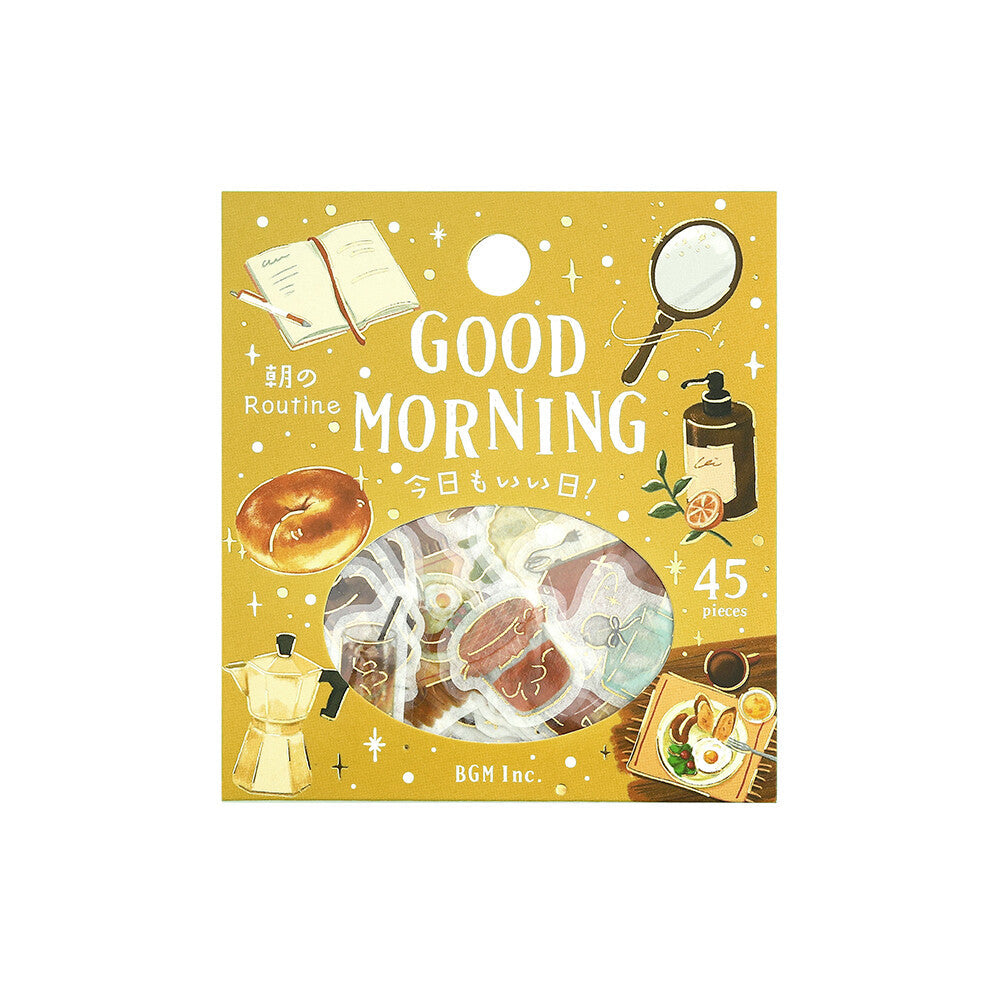 BGM - Flake Stickers - Have a Good Day! - Good Morning