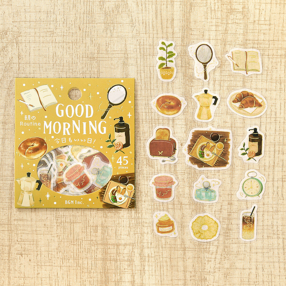 BGM - Flake Stickers - Have a Good Day! - Good Morning