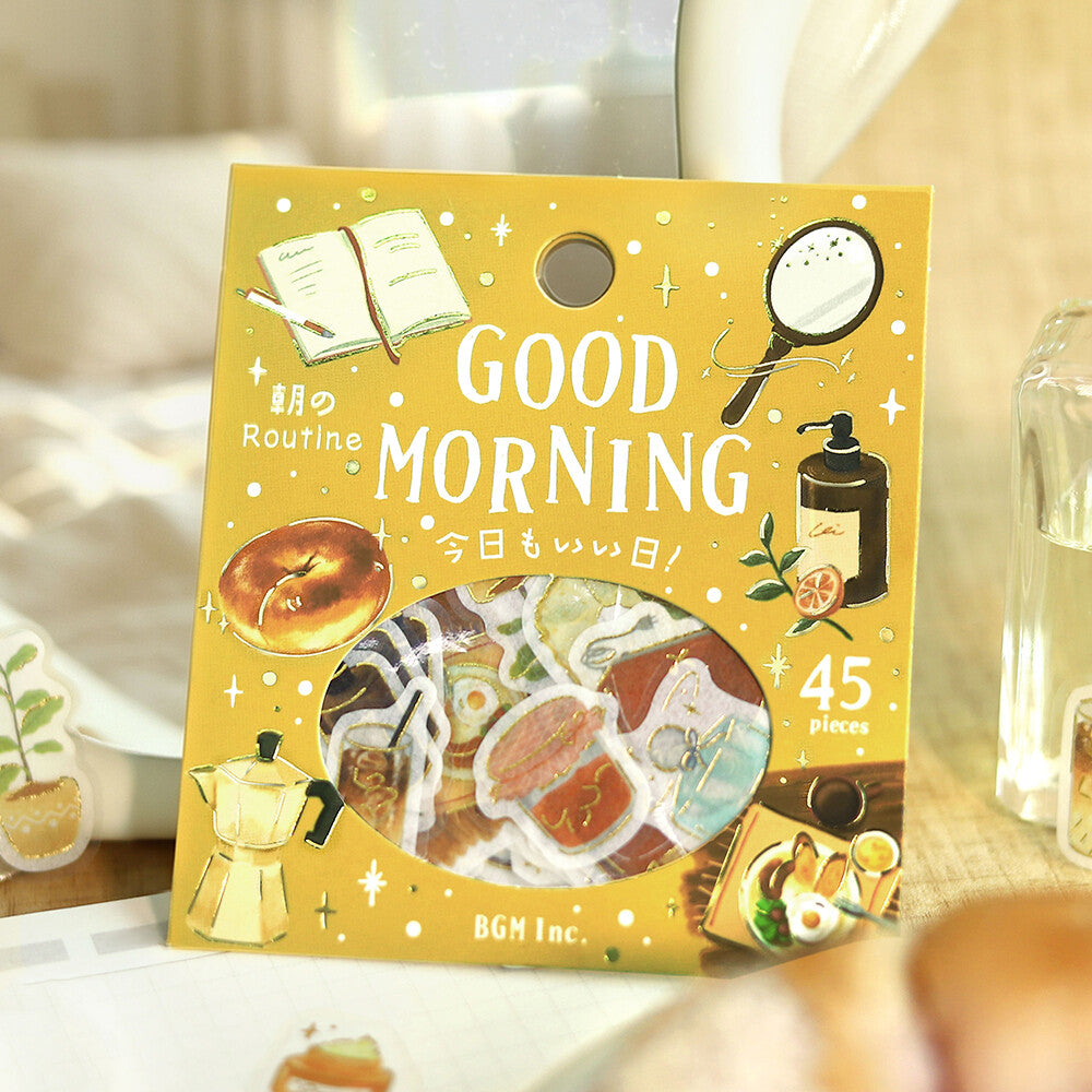 BGM - Flake Stickers - Have a Good Day! - Good Morning