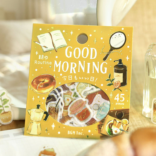BGM - Flake Stickers - Have a Good Day! - Good Morning