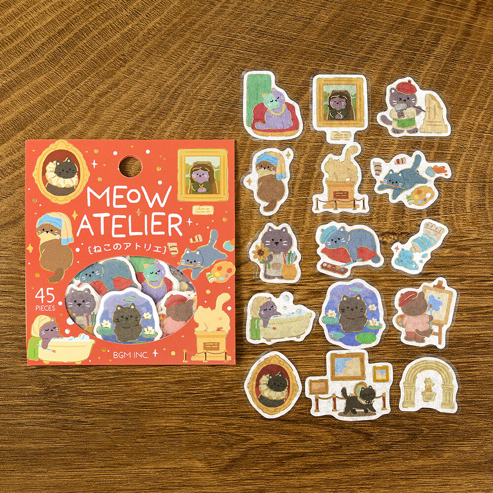 BGM - Flake Stickers - Animal Role-Playing - Meow Atelier