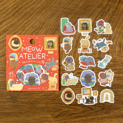 BGM - Flake Stickers - Animal Role-Playing - Meow Atelier