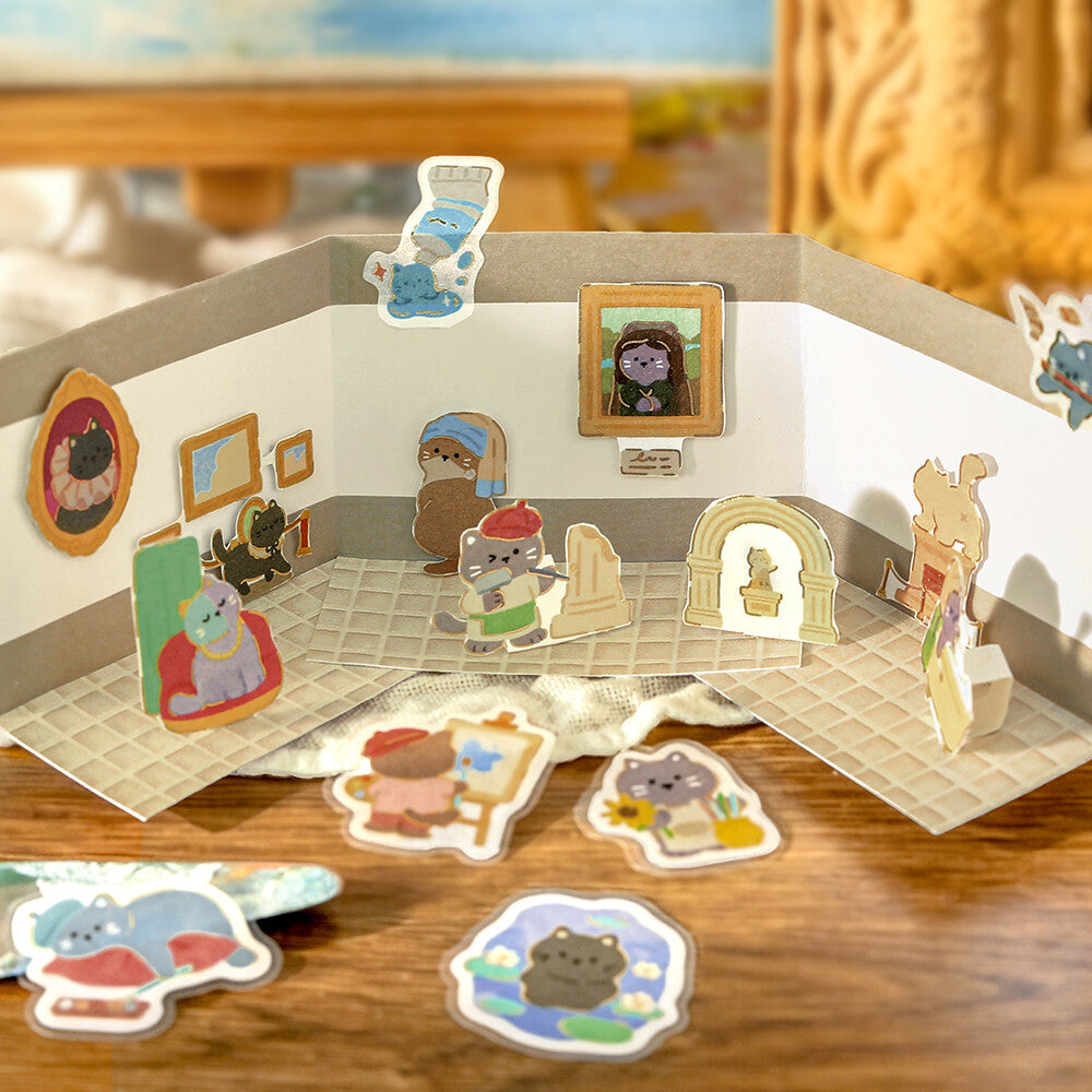 BGM - Flake Stickers - Animal Role-Playing - Meow Atelier