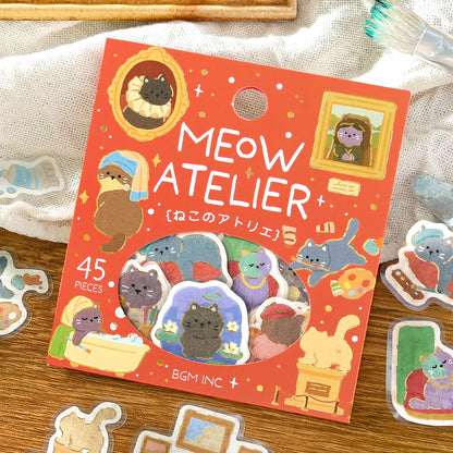 BGM - Flake Stickers - Animal Role-Playing - Meow Atelier