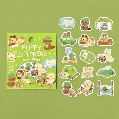 BGM - Flake Stickers - Animal Role-Playing - Puppy Explorers