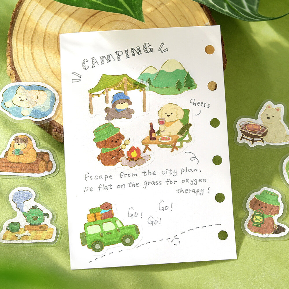 BGM - Flake Stickers - Animal Role-Playing - Puppy Explorers