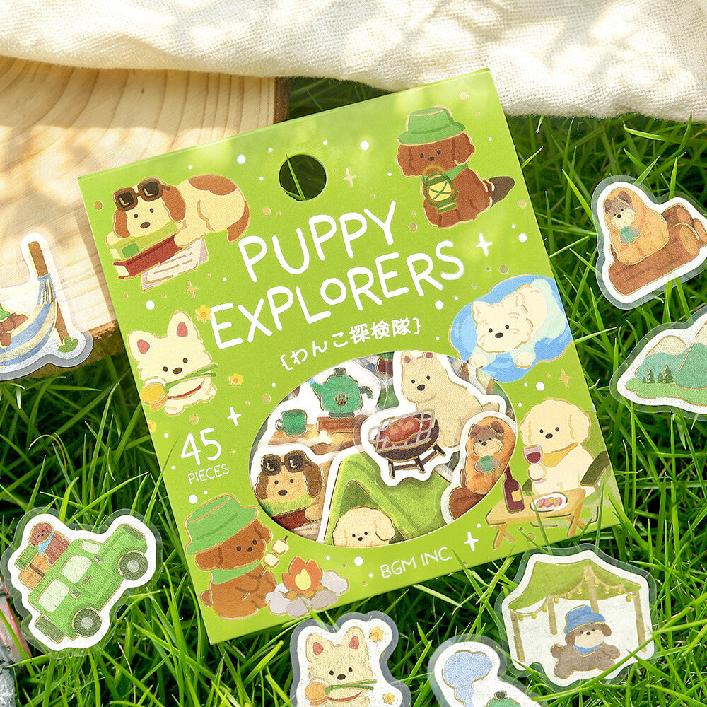 BGM - Flake Stickers - Animal Role-Playing - Puppy Explorers