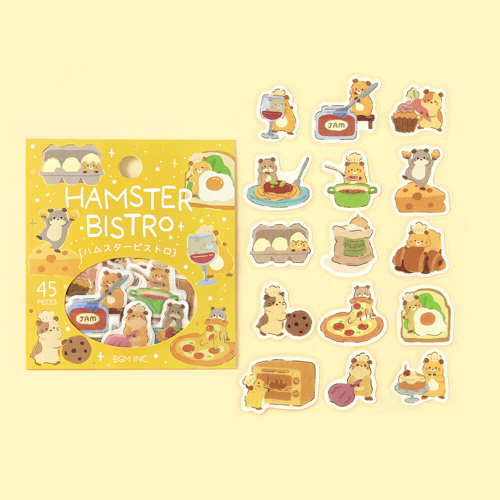 BGM - Flake Stickers - Animal Role-Playing - Hamster Bistro