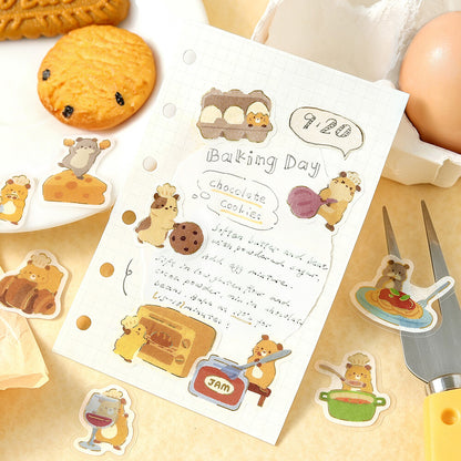 BGM - Flake Stickers - Animal Role-Playing - Hamster Bistro