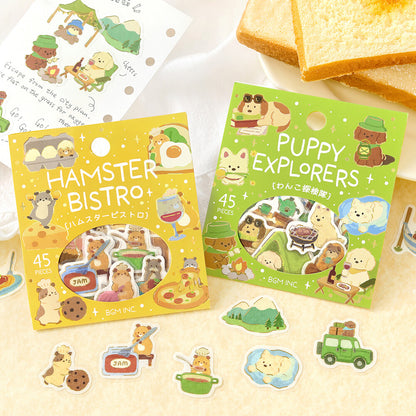 BGM - Flake Stickers - Animal Role-Playing - Puppy Explorers
