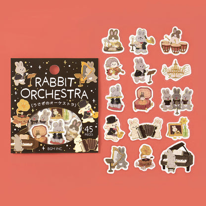 BGM - Flake Stickers - Animal Role-Playing - Rabbit Orchestra