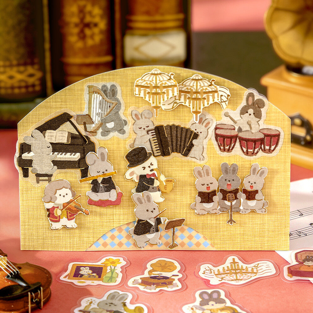 BGM - Flake Stickers - Animal Role-Playing - Rabbit Orchestra