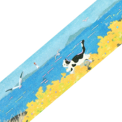 BGM - 20mm Washi Tape - The Cat's Journey - Messages from the Sea Breeze