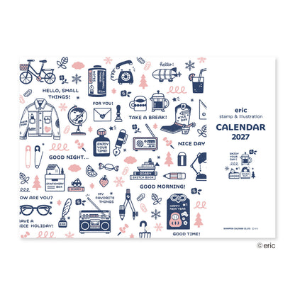 Eric x Shinnippon Calendar - 2027 Wall Calendar