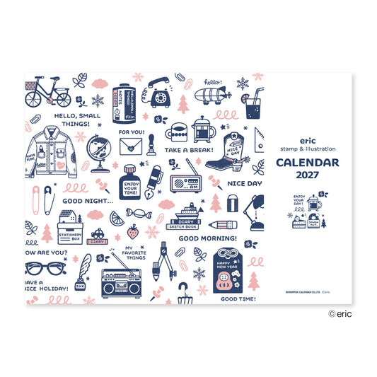 Eric x Shinnippon Calendar - 2027 Wall Calendar