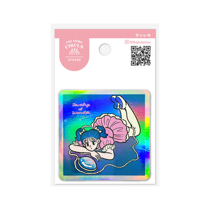 CREATORS CIRCUS x Sanlemo - Die-Cut Holographic Sticker - Jewelry of Wonder
