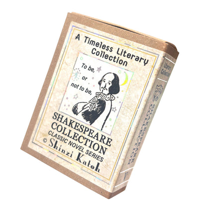 SEAL-DO Shinzi Katoh - Walking Through Literature Sparkling Flake Stickers - Shakespeare