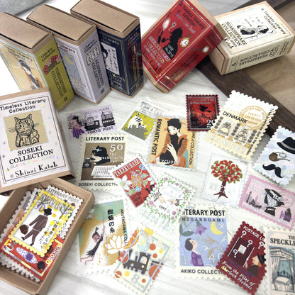 SEAL-DO Shinzi Katoh - Walking Through Literature Sparkling Flake Stickers - Sir Arthur Conan Doyle / Sherlock Holmes