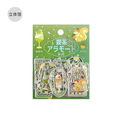 BGM - 3D Clear Stickers - Cafe à la Mode Traveling Window - Forest Window