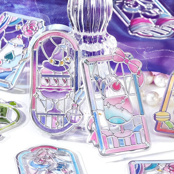 BGM - 3D Clear Stickers - Cafe à la Mode Traveling Window - Fairy Tale Window