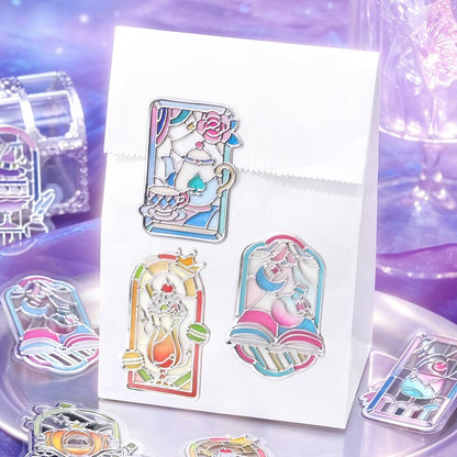 BGM - 3D Clear Stickers - Cafe à la Mode Traveling Window - Fairy Tale Window