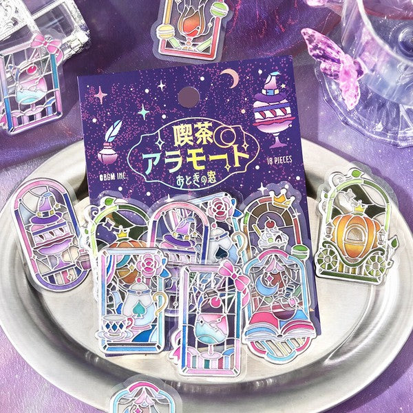 BGM - 3D Clear Stickers - Cafe à la Mode Traveling Window - Fairy Tale Window