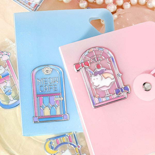 BGM - 3D Clear Stickers - Cafe à la Mode Traveling Window - Cat's Window