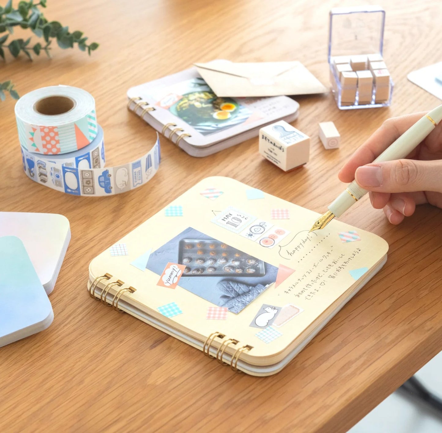 Baum Deco Label Sticker Roll - Runrun / Sugar Pink