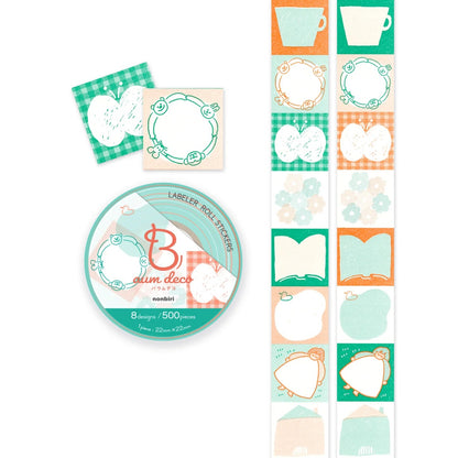 Baum Deco Label Sticker Roll - Relaxing