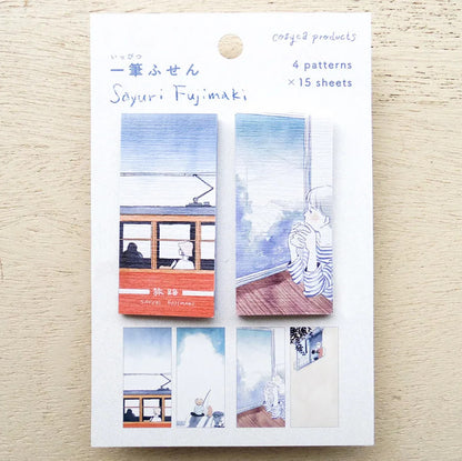 Cozyca - One-Line Sticky Notes - Sayuri Fujimaki - Travel / Life