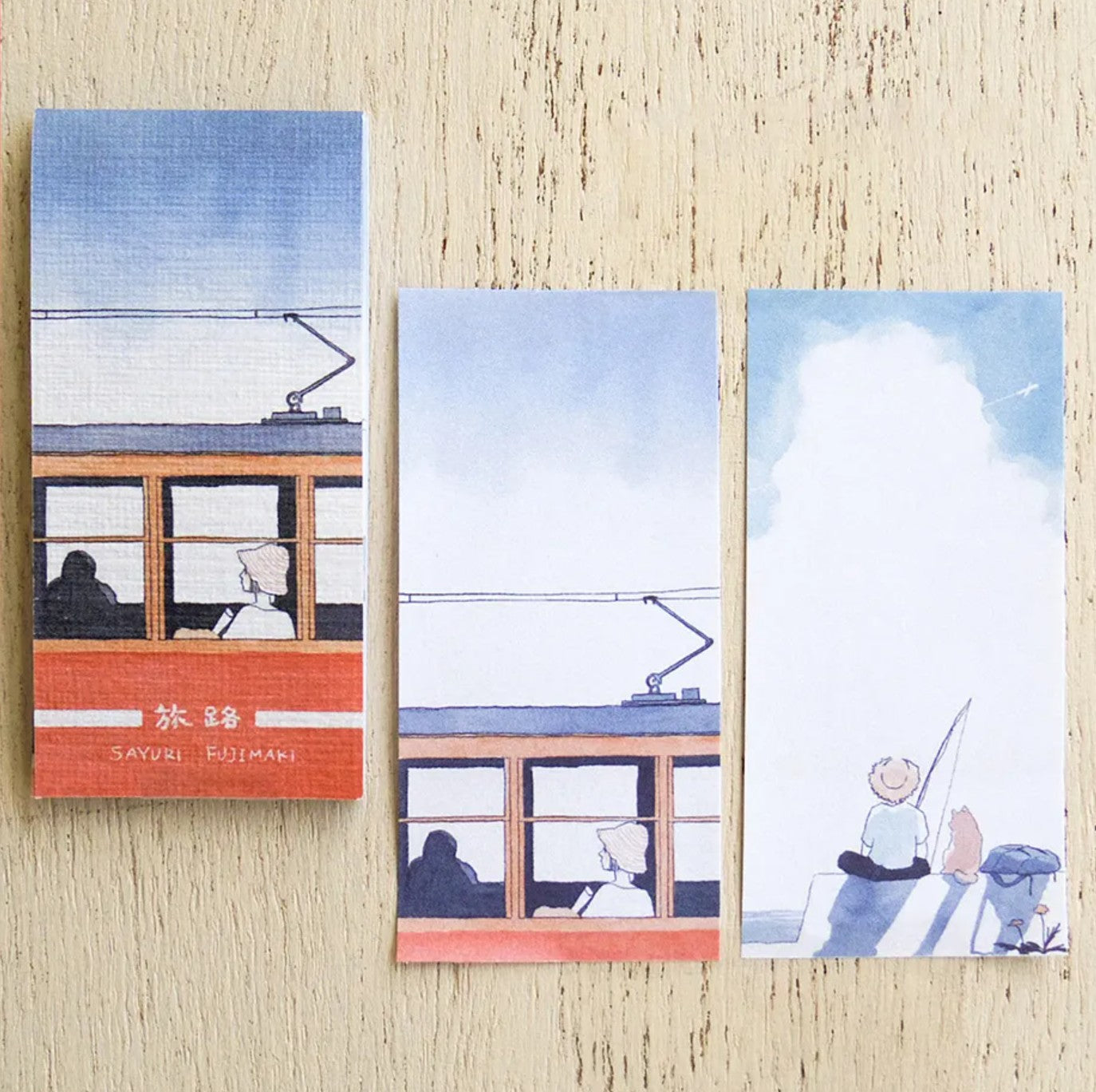 Cozyca - One-Line Sticky Notes - Sayuri Fujimaki - Travel / Life