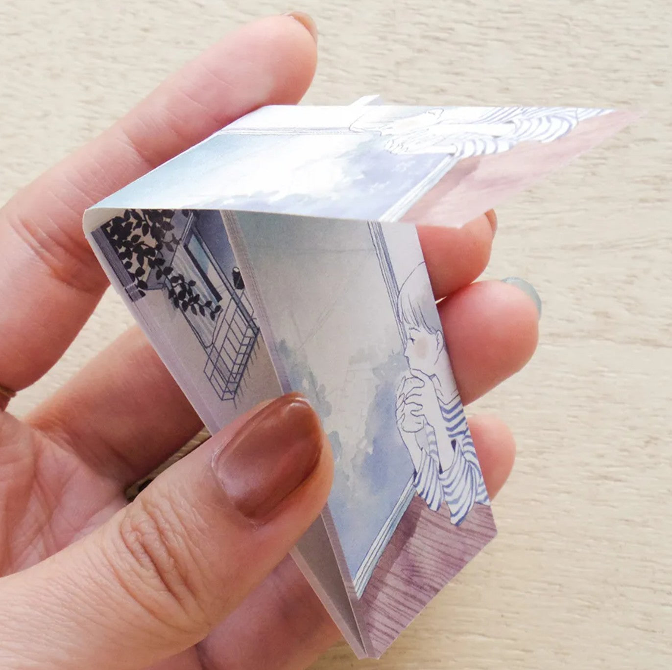 Cozyca - One-Line Sticky Notes - Sayuri Fujimaki - Travel / Life