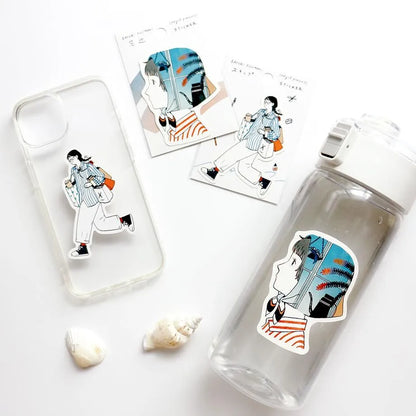 Cozyca - Die-Cut Sticker - Sayuri Fujimaki - Skip