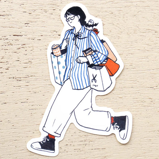 Cozyca - Die-Cut Sticker - Sayuri Fujimaki - Skip