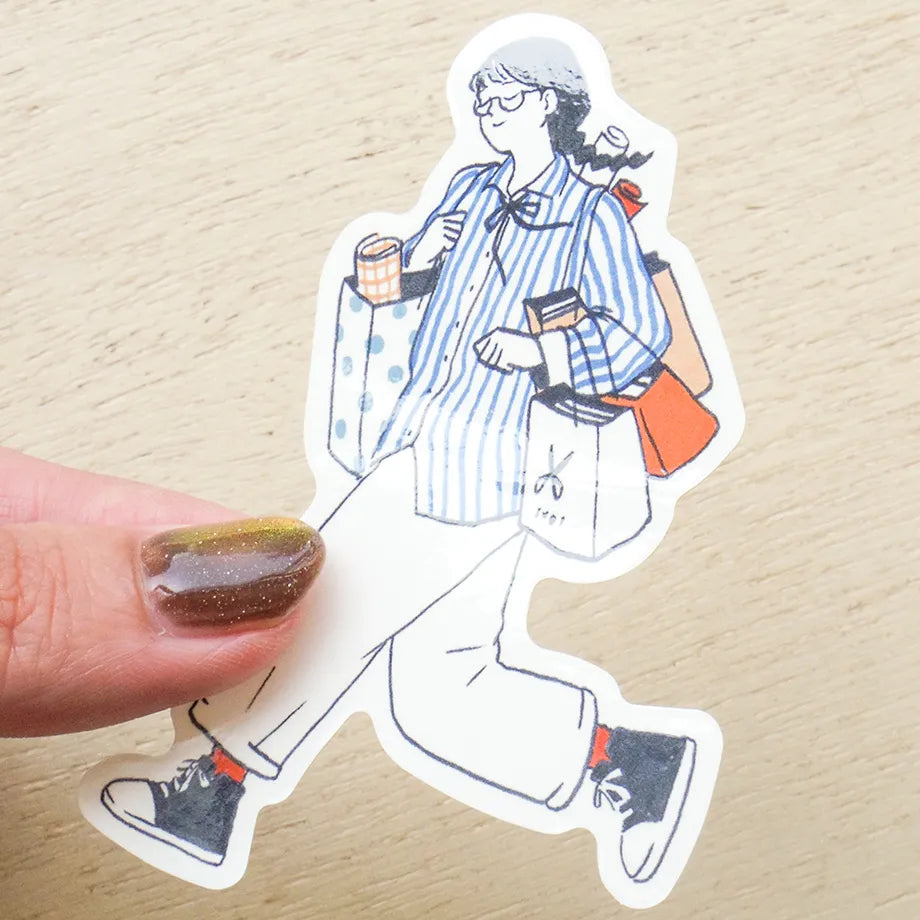 Cozyca - Die-Cut Sticker - Sayuri Fujimaki - Skip