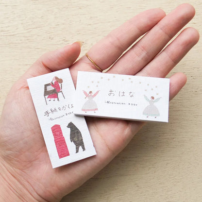 Cozyca - One-Line Sticky Notes - Necktie - I'm Writing a Letter / Flower