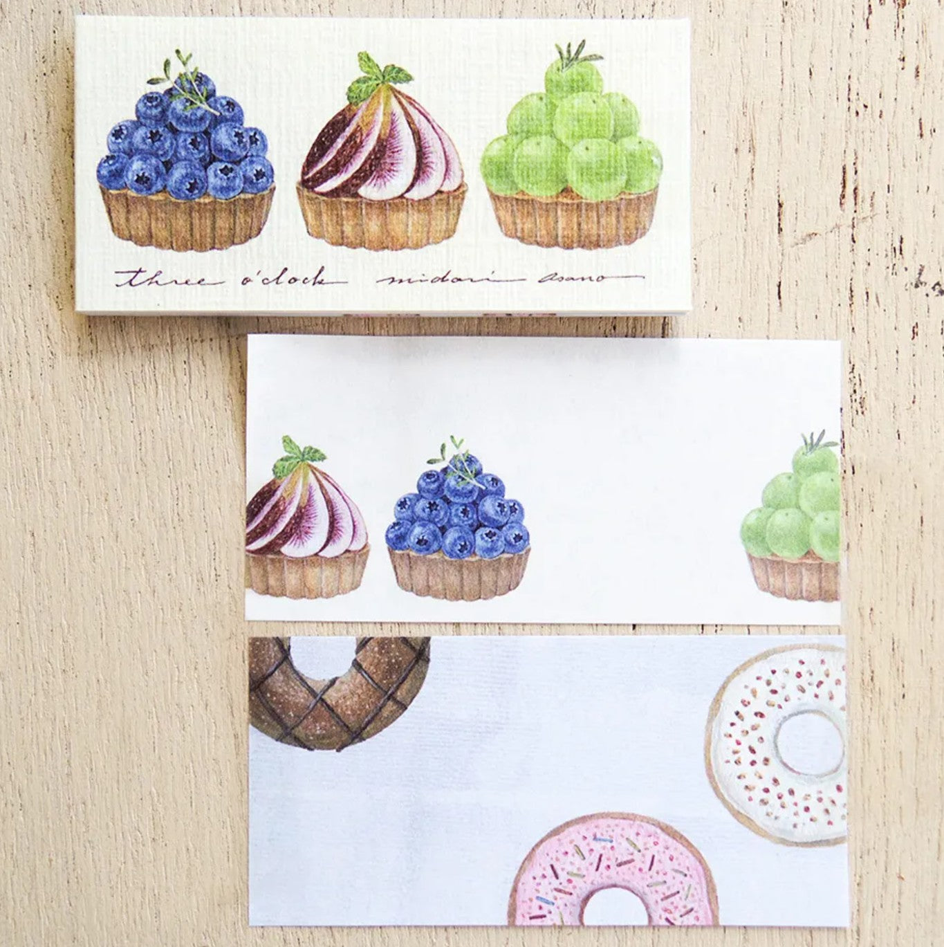 Cozyca - One-Line Sticky Notes - Midori Asano - My Favorite Mugs / Three O'Clock
