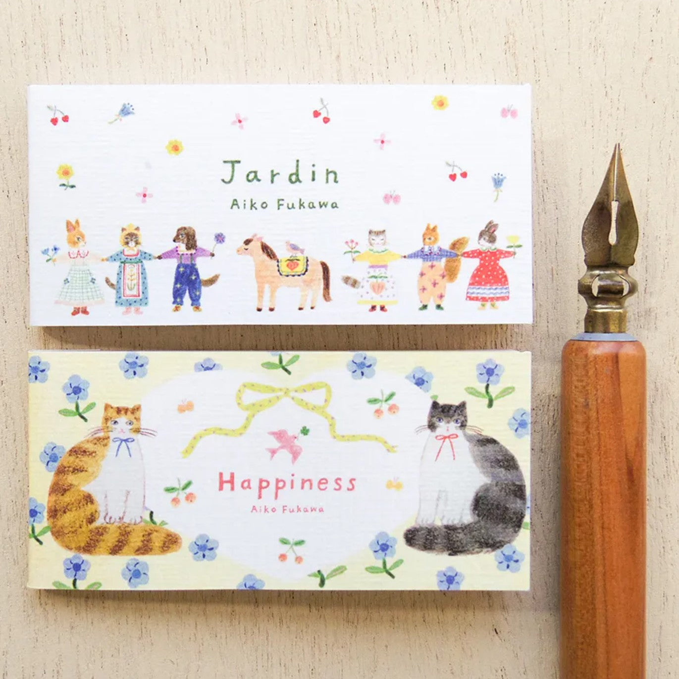 Cozyca - One-Line Sticky Notes - Aiko Fukawa - Jardin / Happiness