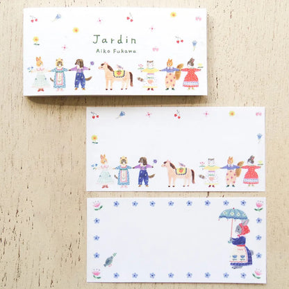 Cozyca - One-Line Sticky Notes - Aiko Fukawa - Jardin / Happiness