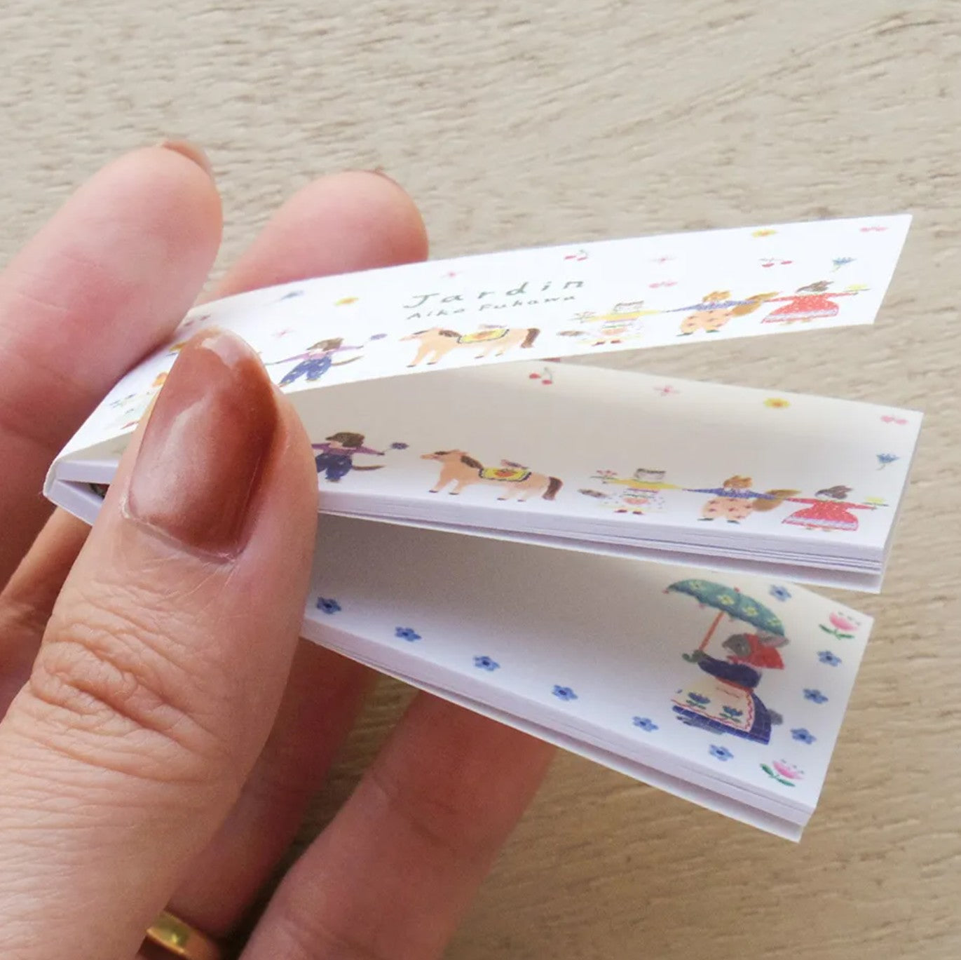 Cozyca - One-Line Sticky Notes - Aiko Fukawa - Jardin / Happiness